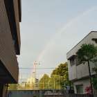 雨上がりの虹